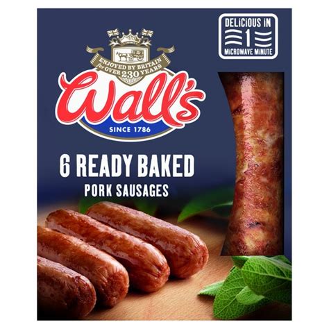 Walls Ready Baked Sausages 275g From Ocado