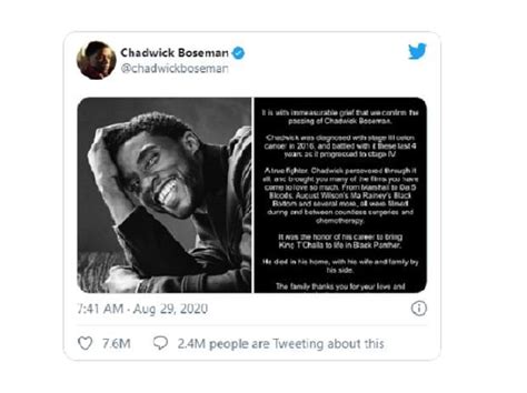 Most Liked Tweets Of 2020 Chadwick Boseman Post Tops Heres The List