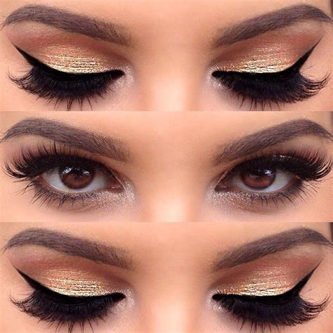 13 Charming Golden Eye Makeup Looks For 2021 Pretty Designs