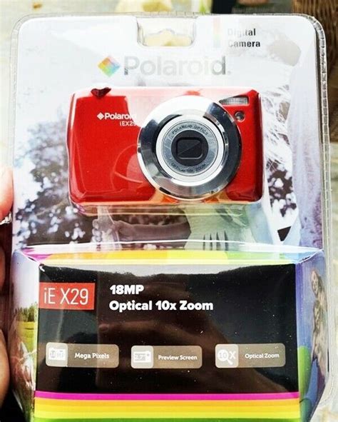 Polaroid Ie X29 18mp Optical 10x Zoom Digital Camera Buy 4 Get 7 Off