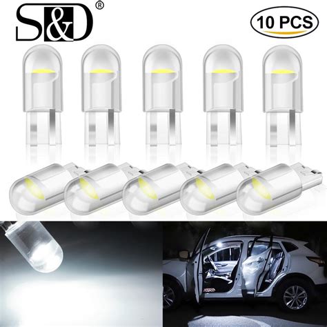 T10 501 Led Xenon White Car Side Light Bulbs Error Free W5w Number