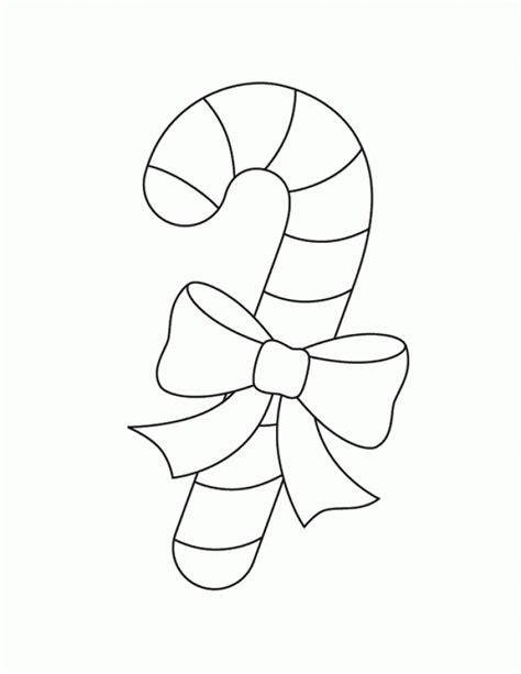 Get This Easy Preschool Printable Of Candy Cane Coloring Page 13949