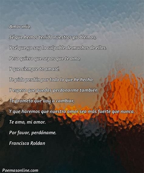 Poemas de Amor para Pedir Perdón Poemas Online