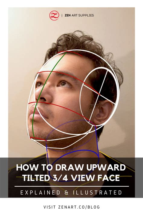 How To Draw 34 View Face Step By Step Face Drawing Reference