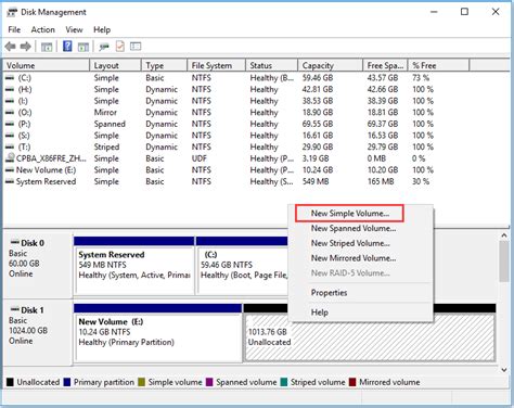 Create And Format A Hard Disk Partition In Windows 10