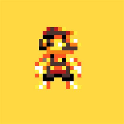 Pixilart Gold Mario By Nintendo Fan