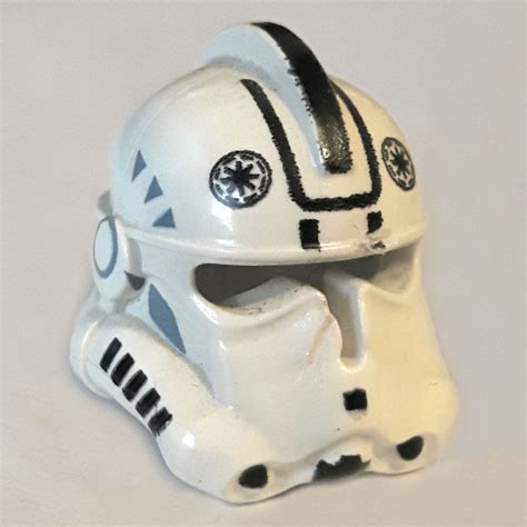 Lego Part 50995pr0004 Minifig Helmet Clone Trooper Ep3 Pilot Print