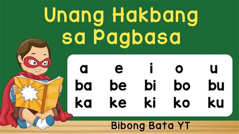 Unang Hakbang Sa Pagbasa Ng Tagalog Abakada Preschool At Kinder