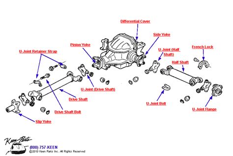 1953 2019 Corvette Driveshaft And Halfshaft Parts Parts And Accessories
