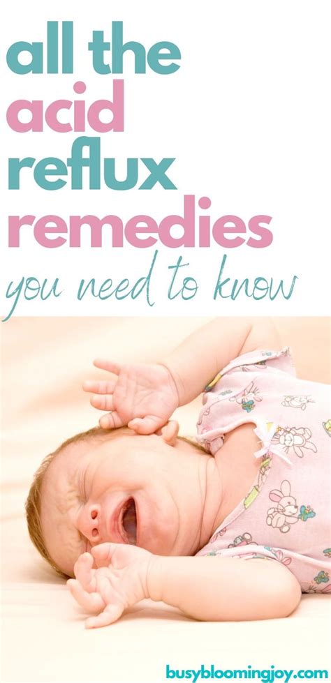 Acid Reflux In Infants Remedies
