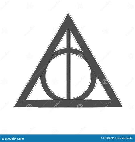Ts Of Death From The Trilogy Deathly Hallows A Symbol From The