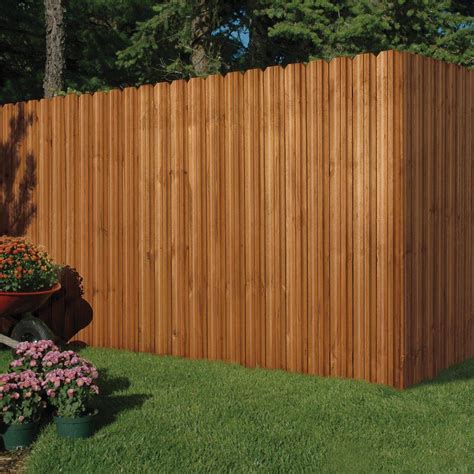 6 Wood Fence Panels Wood Fencing The Home Depot