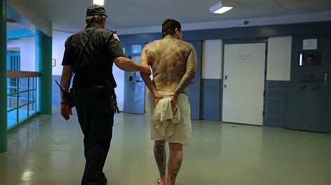 Inside A Maine Prison A Prisoner Was Escorted Through The Segregation