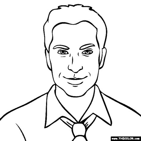 New pictures and coloring pages for children every day! Richie Keen Director Actor Writer Coloring Page
