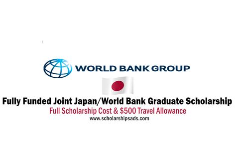 Fully Funded Joint Japanworld Bank Graduate Scholarship Program 2022 2023