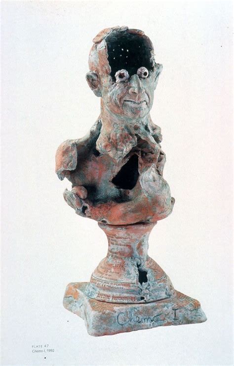 Robert Arneson Chemo 2 1992 Ceramic Sculpture Figurative