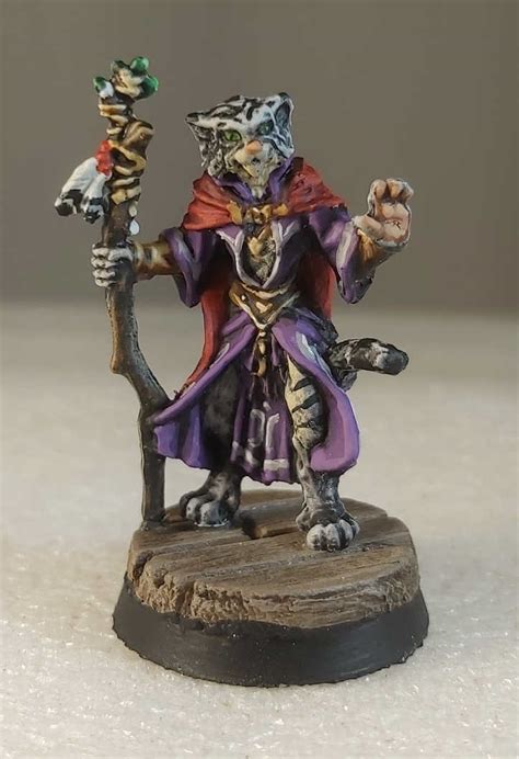 Bones V Catfolk Mage Show Off Painting Reaper Message Board