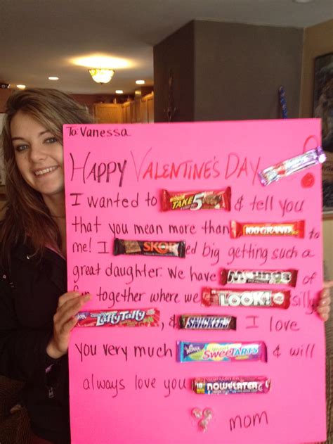 On this valentine's day, mom is the one who loves and takes care of her daughter. Made this cute candy bar poster for my daughter for ...