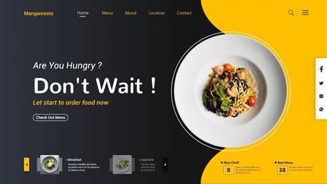 How To Make A Responsive Restaurant Website Design Using Html And Css
