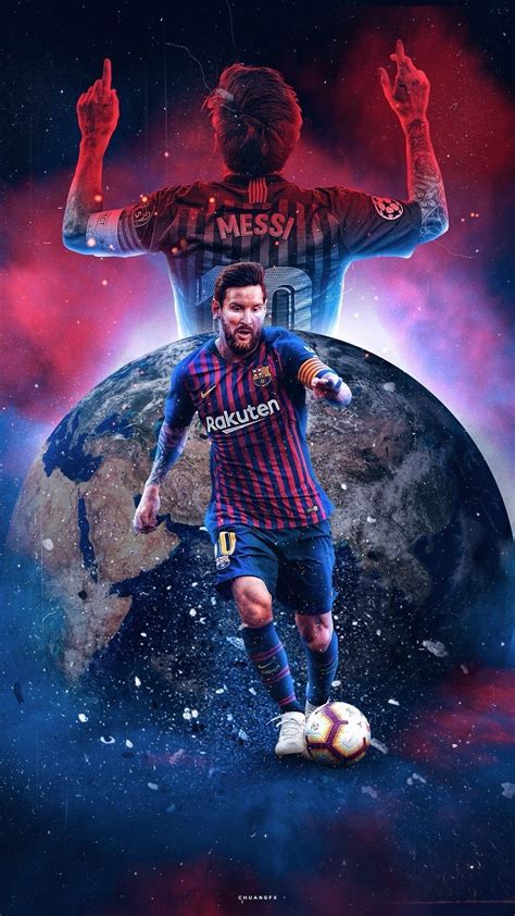 Messi Neon Wallpapers Wallpaper Cave