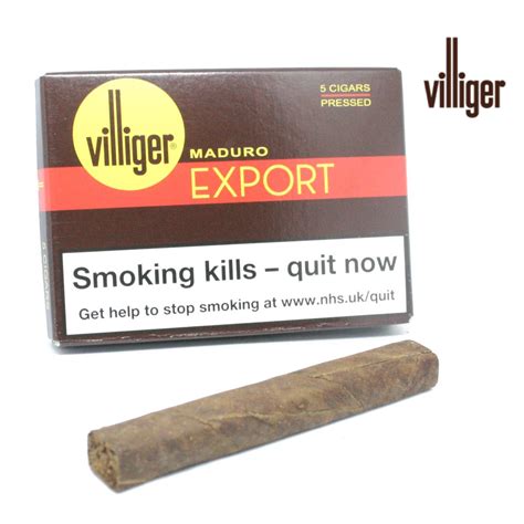 Villiger Export Maduro Pressed Pack Of 5 Cigars