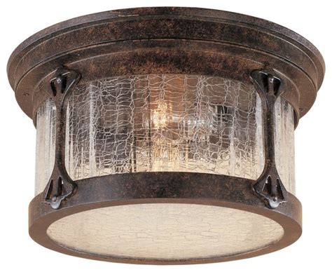 Rustic kerosene pendant ceiling light e27 kitchen hanging lamp loft decor. Canyon Lake 12" Flushmount - Rustic - Flush-mount Ceiling ...