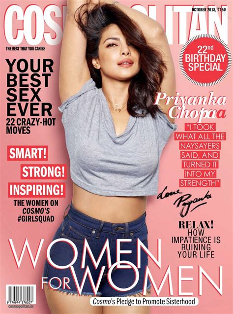 Cosmopolitan Magazine October 2018 Featuring Priyanka Chopra Pdf Download