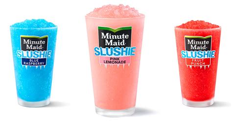 Mcdonalds Has Three New Delicious Minute Maid Slushie Flavors