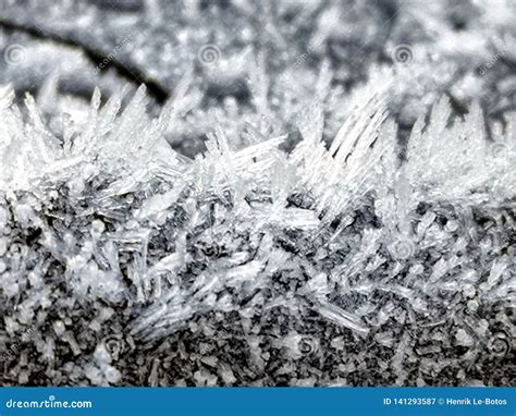 Ice Crystals Stock Image Image Of Winter Spike Crystals 141293587