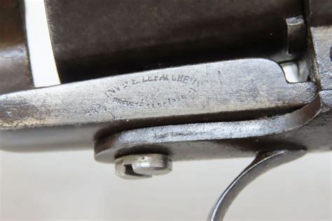Lefaucheux Model 1854 Single Action Pinfire Revolver 825 Candrantique006