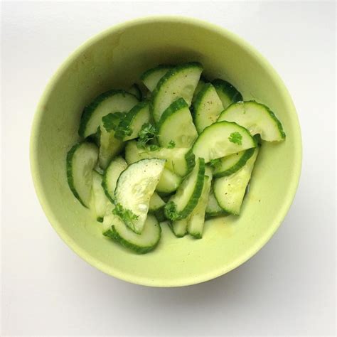 Zoet Zure Komkommer een snel recept met 5 ingrediënten