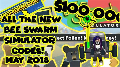 Roblox bee swarm simulator is a game where you can grow your own bees and make honey. ALL NEW BEE SWARM SIMULATOR CODES! MAY 2018 - YouTube