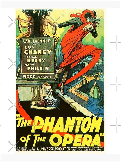 Phantom Of The Opera 1925 Classic Retro Vintage Horror Film