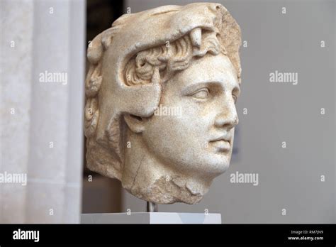 Alexander The Great As Young Herakles Wearing The Scalp Of Lion As