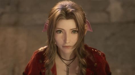 Wallpaper Aerith Gainsborough Final Fantasy Vii Video Game Characters Video Game Girls