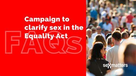 Campaign Sex In The Equality Act Sex Matters