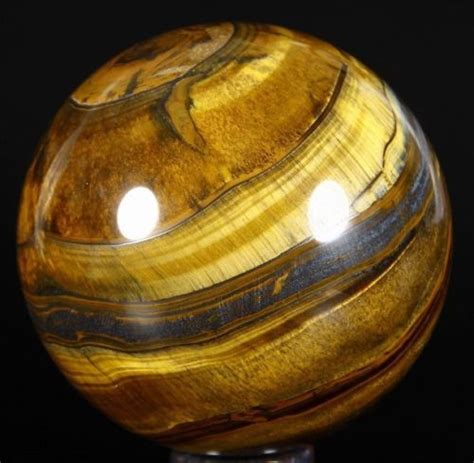 AMAZING FLASH HUGE 5 0 GOLD TIGER EYE Sphere Crystal Ball 997