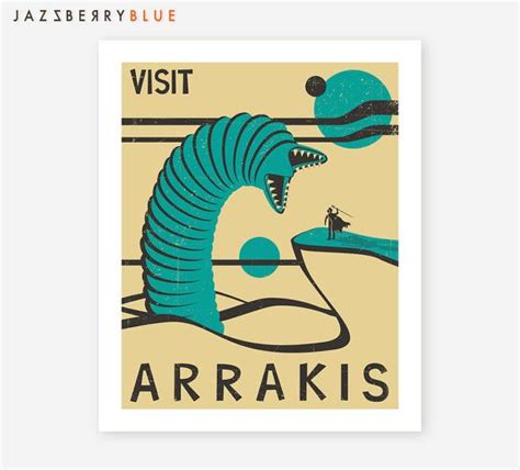 Arrakis Voyage Affiche Style Pop Art Giclee Print Fine Art Retro
