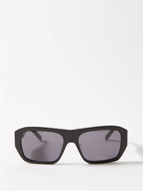 black 4g plaque d frame acetate sunglasses givenchy matchesfashion uk