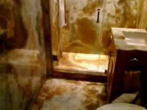 An inviting space that effortlessly infuses your home's unique sense of style into even the most nuanced details from floor to ceiling. Avian Blue Onyx Bathroom - YouTube