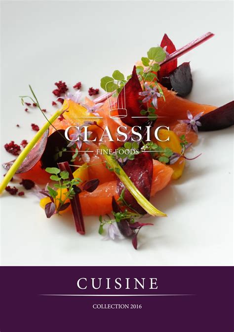 Classic Fine Foods Thailand Catalogue 2016 By Classic Fine Foods