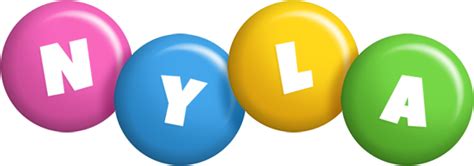 Nyla Logo Name Logo Generator Candy Pastel Lager Bowling Pin