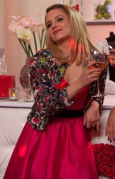 Quinns Pink And Red Dress With Silver Sequin Jacket At Emmas Wedding