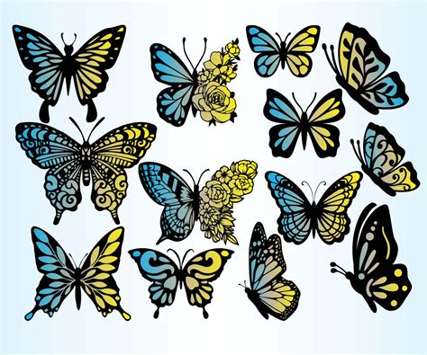 Butterfly Svg Butterfly Bundle Svg Files Butterfly Svg Etsy