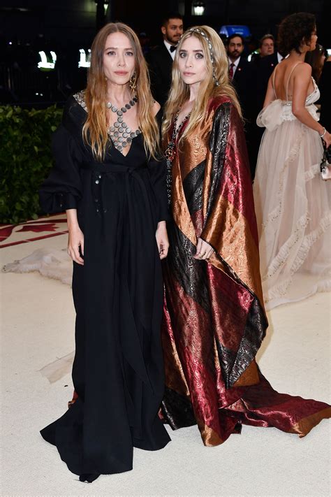 Ashley And Mary Kate Olsens Bohemian Met Gala Gowns Were Vintage Paco
