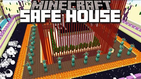 Building The Safest House In Minecraft Minecraft Mods Youtube