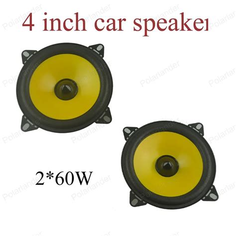 A Pair 4 Inch Car Speaker Ps401d Car Audio Stereo Speaker 2x60w