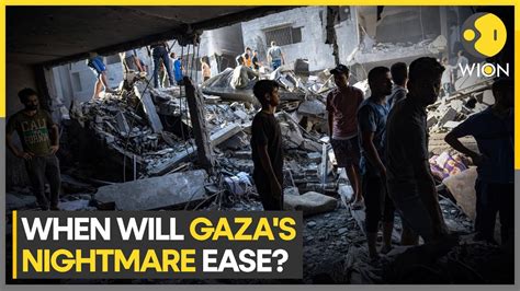 humanitarian crisis worsen how much water and power does gaza have wion youtube