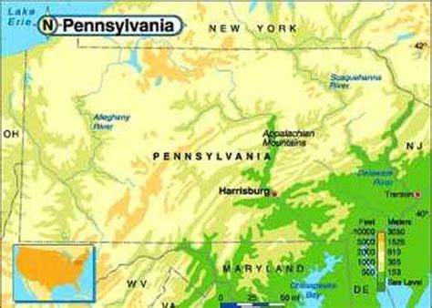 Geography Pennsylvania Colony