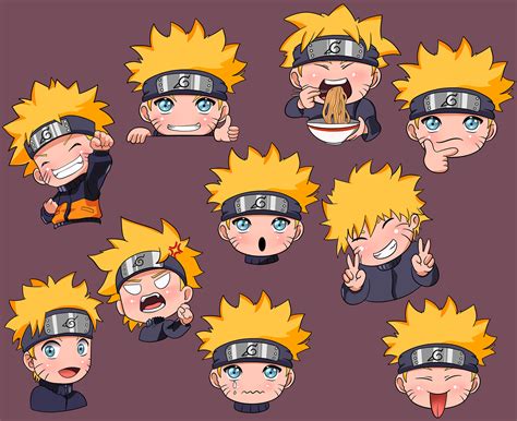Twitch Naruto Themed Emotes Behance Behance